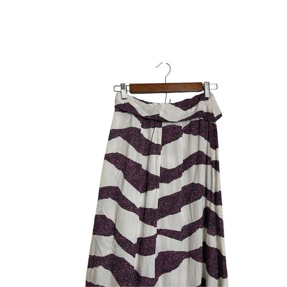 Isabel Marant Purple and White Midi Skirt - Picture 6 of 14
